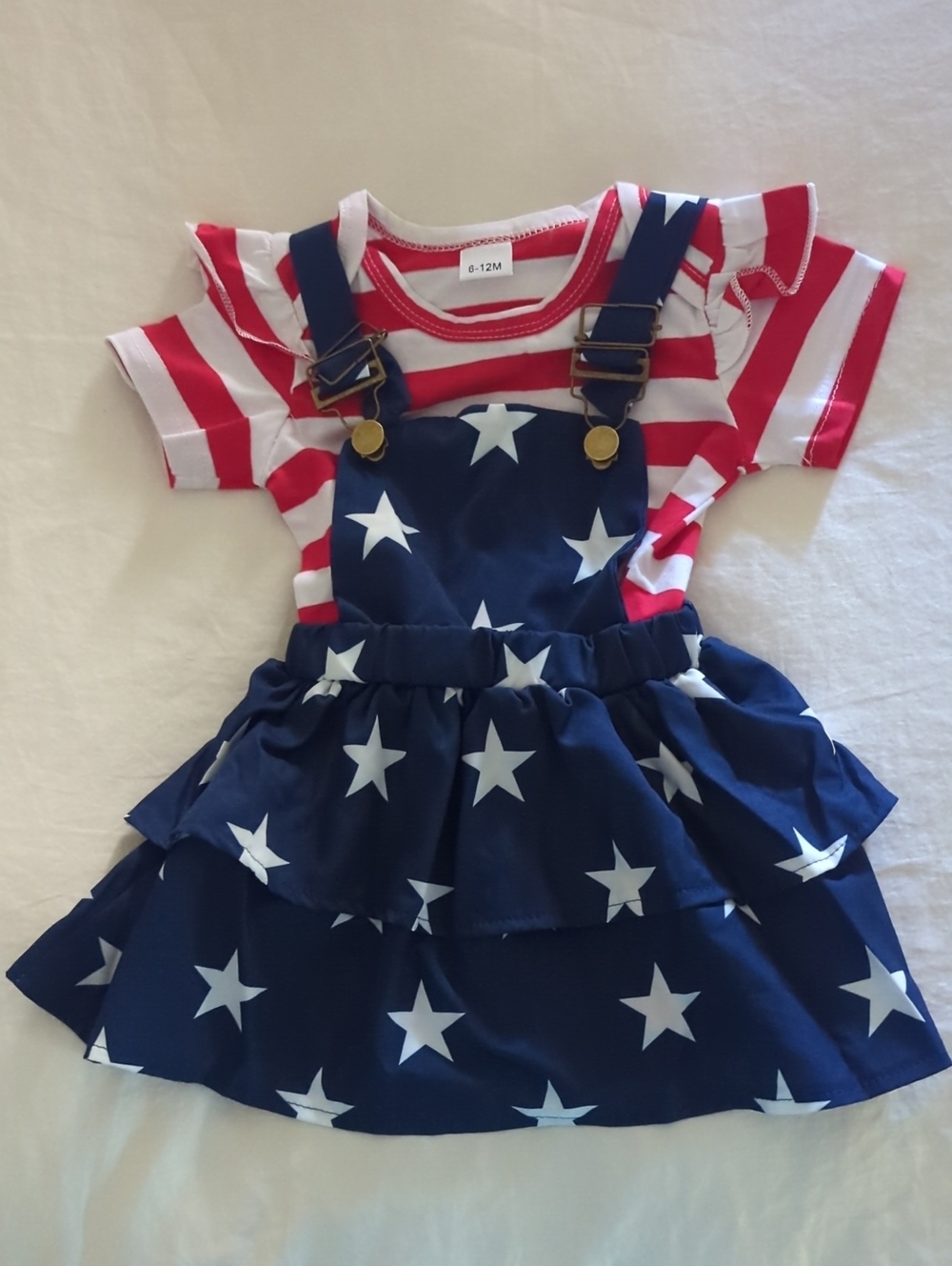 Patriotic Stars & Stripes Mix & Match Set - Baby 6m - 12m